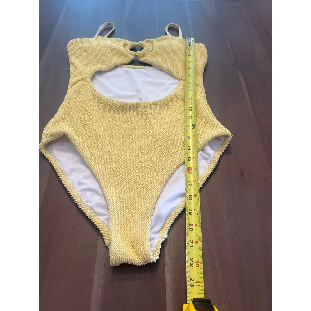 Asbayson yellow smocked